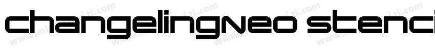 ChangelingNeo Stencil字体转换